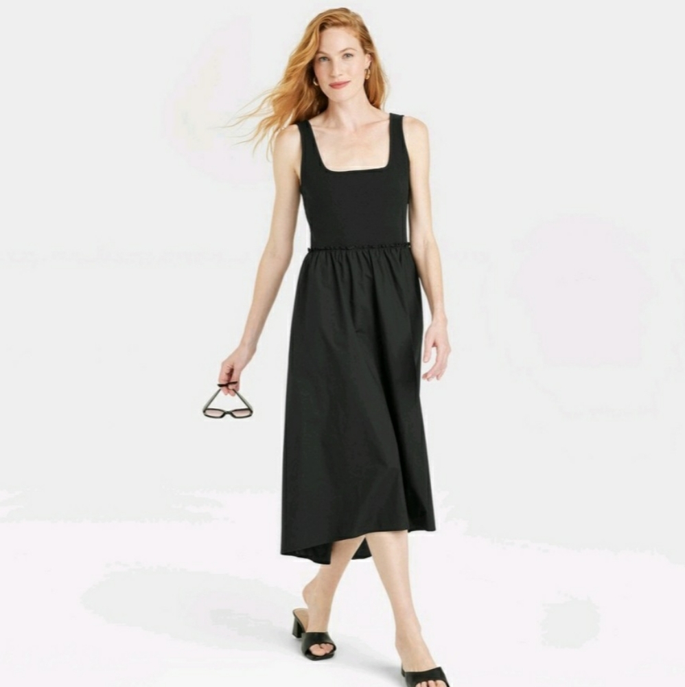 Women's Midi Ballet Dress - A New Day Size XS